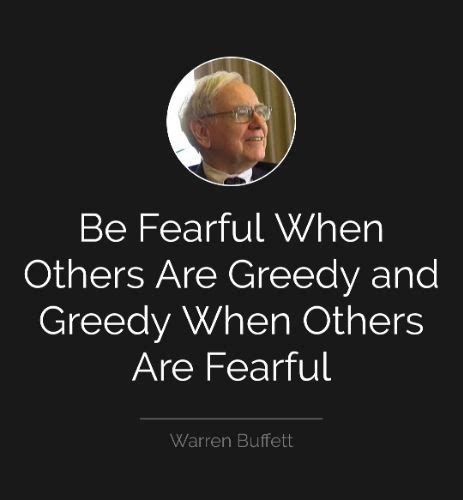 Be Fearful When Others Are Greedy And Greedy When Others Are Fearful Warren Buffett Words
