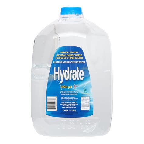 4 Packhydrate Alkaline Ionized Spring Water 128 Fl Oz