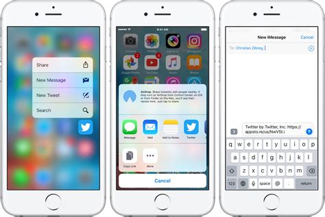 However, you have to remember that it's never been easy. iOS 10: app sharing made simple with handy new 3D Touch ...