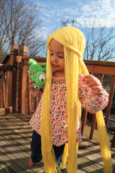Rapunzel Wig Sew Like My Mom Yarn Wig Rapunzel Wig Rapunzel Hair