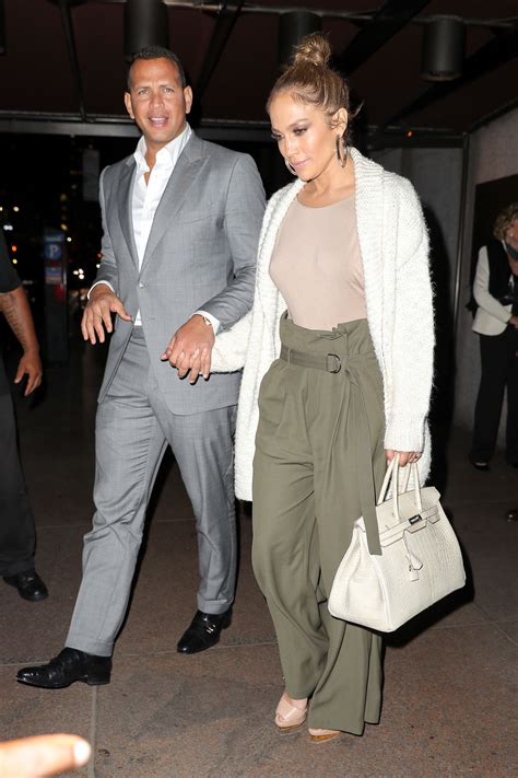 Jennifer Lopez And Alex Rodriguez Leaving The Pool In New York City