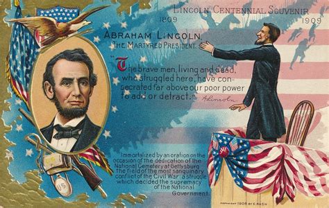 Lincolns Birthday Abraham Lincoln The Martyred President Ebay