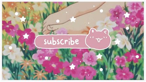 Cute Aesthetic Subscribe Button With Green Screen Vitamejiku