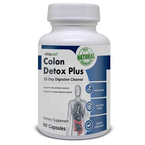 Colon Detox Plus 15 Day Digestive Cleanse Dietary Supplement 60