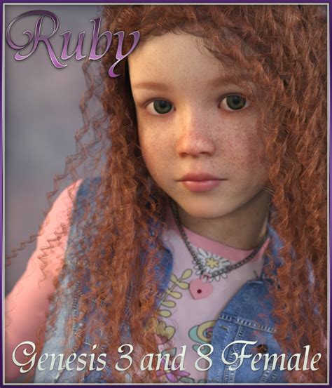 Ruby For Genesis 3 And 8 ⋆ Freebies Daz 3d
