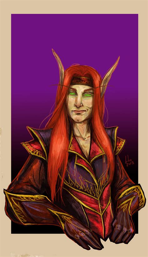 Commission Blood Elf By Liberlibelula On Deviantart