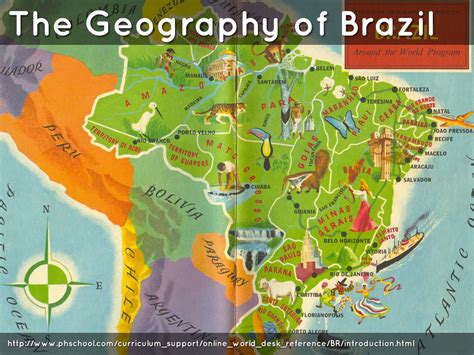 Chapter 6section 1 Brazil Geography Shapes A Nation