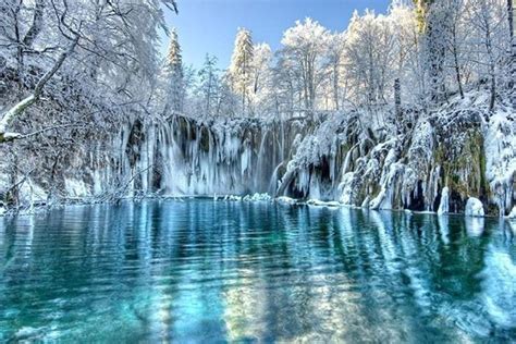 The Spectacular Plitvice National Park Winter Wonderland Plitvice Winter