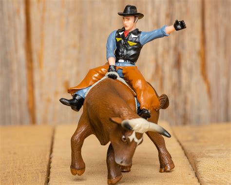 Bucking Bull And Rider Brown Beastmaster Pro Rodeo Gear