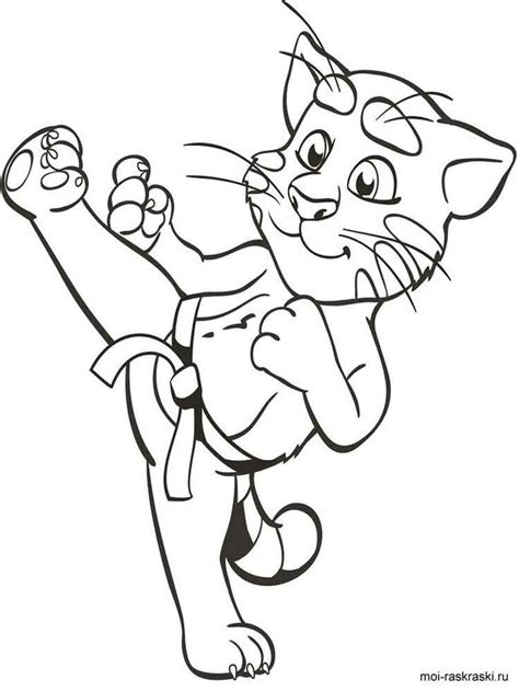 In 2014, they developed a derivative animated tv series called talking tom and friends. Pin by Leticia on Angela +Tom | Sports coloring pages ...