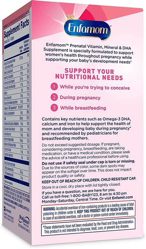 Enfamom Prenatal Multivitamin Supplement For Pregnant And Lactating
