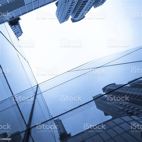 Modern Glass Silhouettes Of Skyscrapers Stock Photo Download Image
