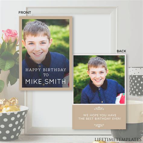 Concept 21 Photoshop Birthday Card Template Free