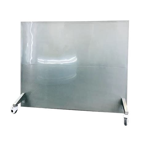 Medical 2mmpb 3mmpb 4mmpb Double Screen Movable Xray Lead Barrier X Ray Lead Shield Screen With