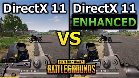 Directx 11 Vs Directx 11 Enhanced Playerunknowns Battlegrounds Youtube