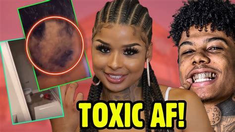 Blueface Breaks Door Down And Pulls Chriseanrock Hair Out After She Goes