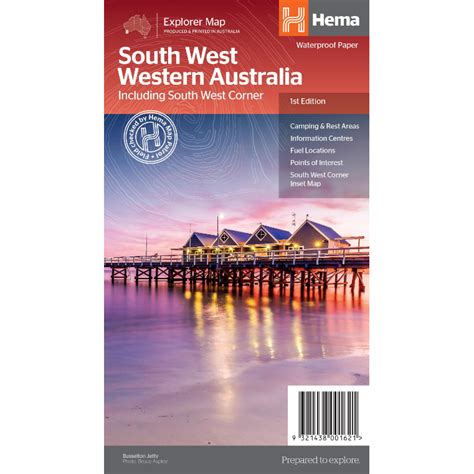 South West Western Australia Map Geographica