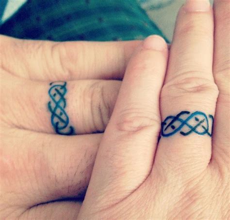 Wedding Ring Tattoos Couple