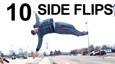 10 Ways To Side Flip Youtube