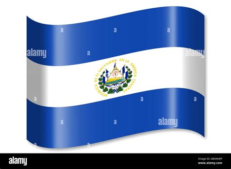 Flag Of El Salvador Stock Photo Alamy