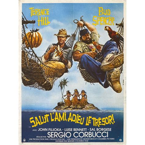 Affiche De Cinéma Française De Salut Lami Adieu Le Tresor 40x54 Cm