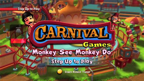 Carnival Games Monkey See Monkey Do Title Screen Hd Youtube