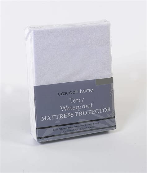 Wet or damp mattresses provide a perfect environment for. 100% Cotton terry waterproof double mattress protector ...