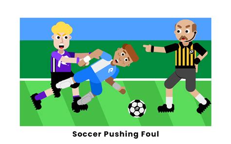 Soccer Pushing Foul