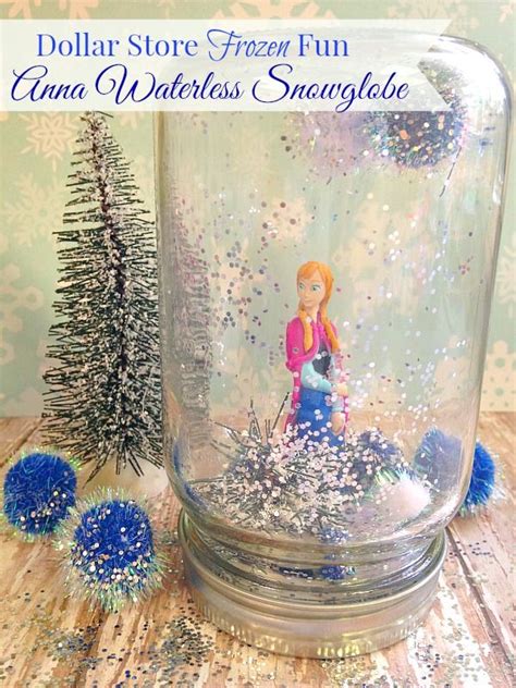 Diy Anna From Frozen Waterless Snow Globe Diy Snow Globe Snow Globes