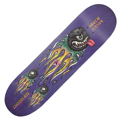 Chocolate Skateboards Tershy Mad 8 Ball One Off Purple Stain