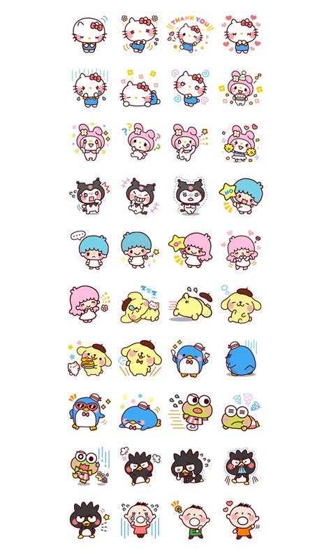 30 Gambar Sanrio Whatsapp Stickers For Iphone Terkini