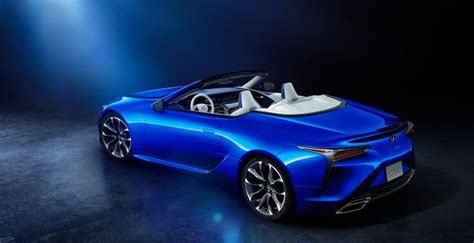 Wallpaper Convertible Car Blue Lexus Lc 500 Desktop Wallpaper Hd