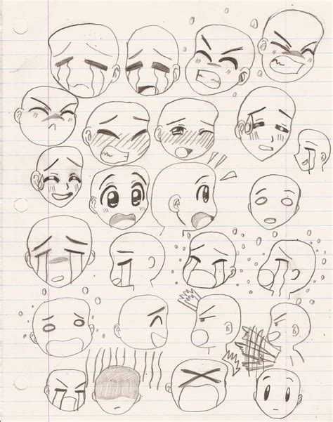 Tenma Tsukamotos Anime Facial Expression Sketch 1 By