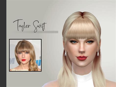 Taylor Swift By Daisy Villaruel At Tsr Sims 4 Updates