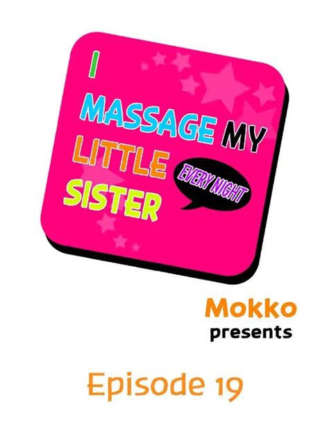 I Massage My Sister Every Night Chapter 19 English Manhwax
