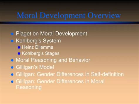 Ppt Moral Development Overview Powerpoint Presentation Free Download