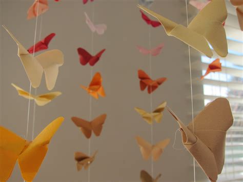 Diy Origami Butterfly Mobile