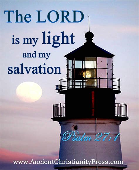 Psalm The Lord Is My Light And My Salvation Fear Of The Lord Psalms For God So Loved