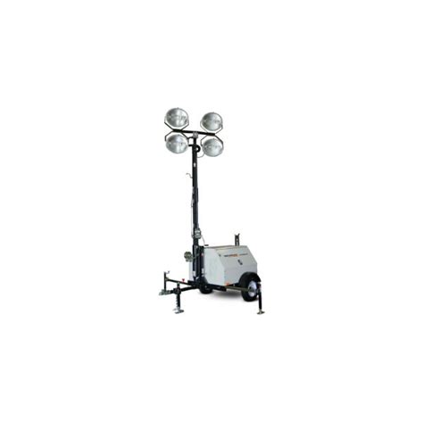 Towable Light Tower With 6kw Generator 4200w 30 Ft Vertical Mast