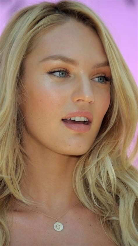 Women Candice Swanepoel Blonde Face Actress Blue Eyes South