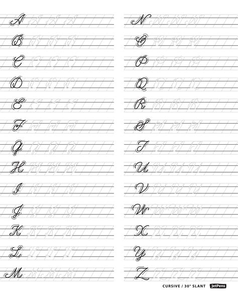 Cursive Printable Sheets