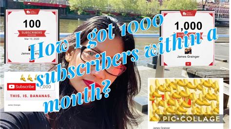 I Reached My 1000 Subscribers Within A Month How To Get More