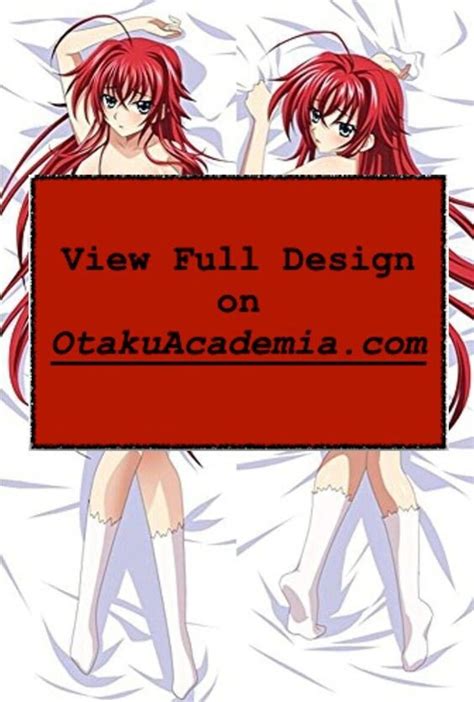 Rias Gremory High School Dxd Dakimakura Body Pillow Case Anime Etsy