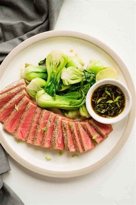 Air Fryer Tuna Steaks Recipe Fresh Or Frozen Enjoy Clean Eating