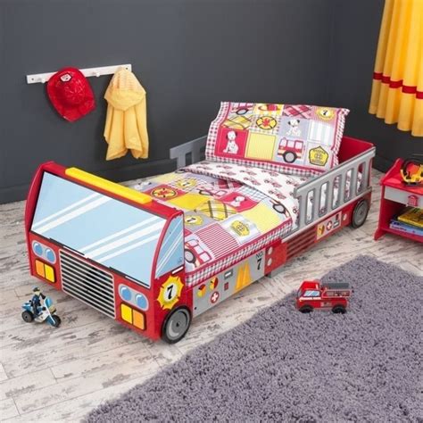 Kidkraft Fire Truck Toddler Bed 76021