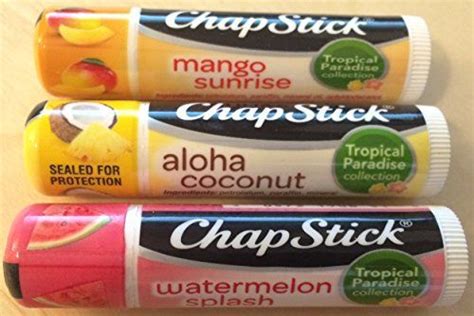 Chapstick Limited Edition Tropical Paradise Collection Set Of Read