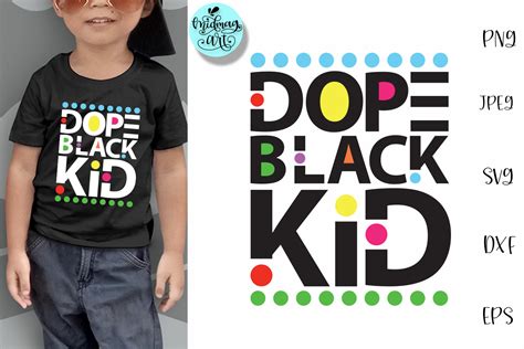 Dope Black Kid Svg Melanin Svg Graphic By Midmagart · Creative Fabrica