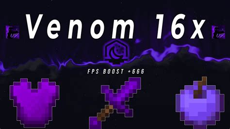 💜venom 16x Texture Pack By Viprah Fps Boost Bedwars Pack 18 Youtube