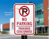 No Parking Sign In Spanish