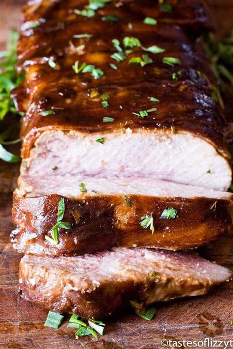 4 ingredient pork loin marinade {with molasses dijon mustard and bacon}